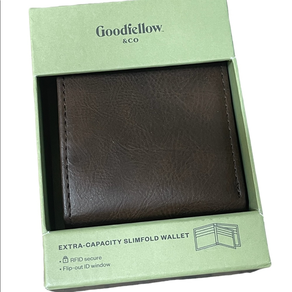Brown leather wallet